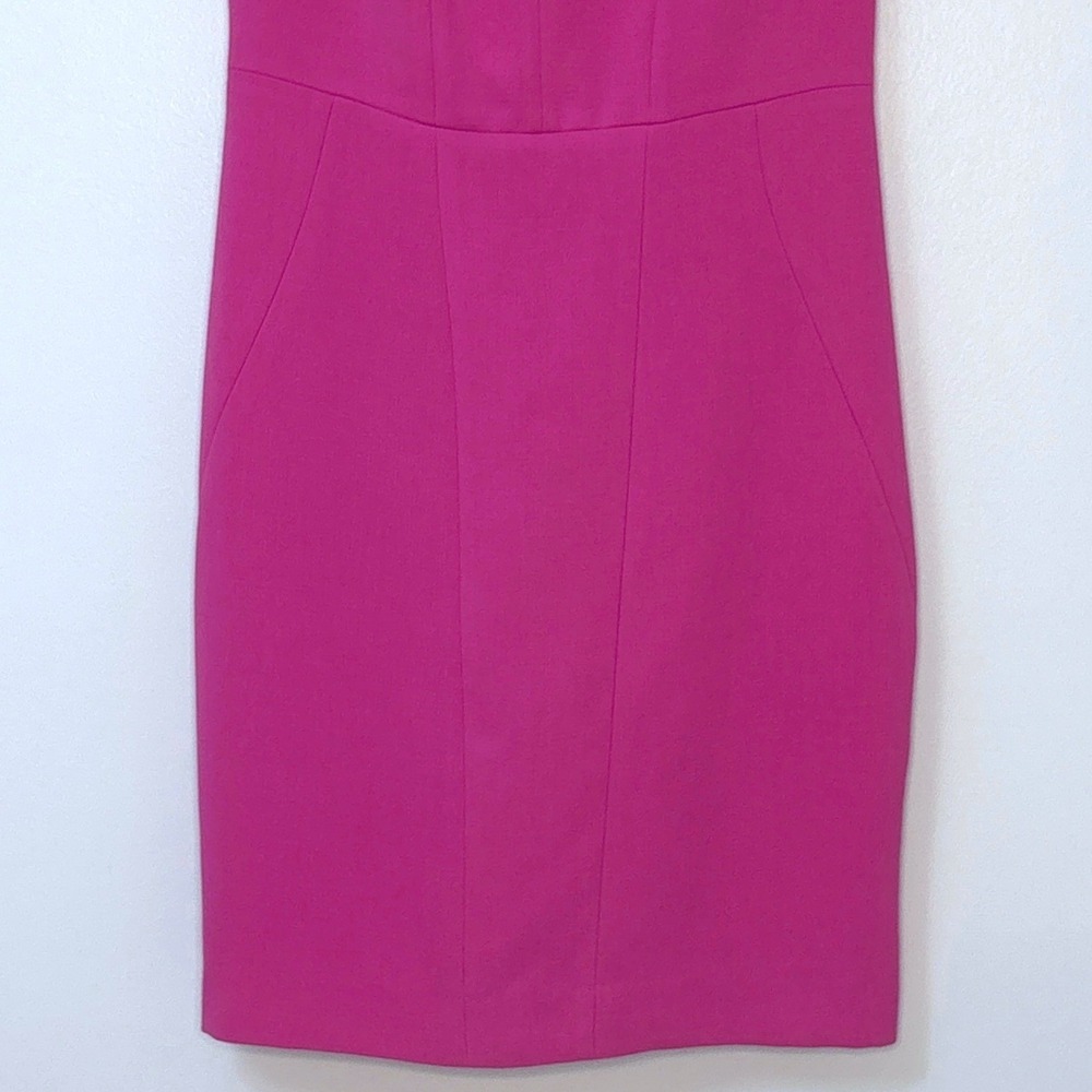 Banana Republic Magenta Pink Sheath Dress Size 0 - Picture 3 of 7